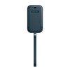 iPhone 12 mini için MagSafe özellikli Deri Zarf Kılıf - Baltık Mavisi MHMQ3ZM/A