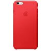 Apple Deri iPhone 6s Plus Kılıfı (Kırmızı)