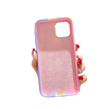 Piili iPhone 12/12 Pro Gökkuşağı Kılıfı - Pembe 6944629126595