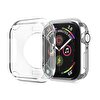 Piili Apple Watch 44MM Silikon Kılıf - Şeffaf