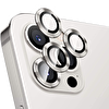Piili iPhone 13 Pro/ Max Lens Koruyucu - Gümüş