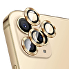 Piili iPhone 13 / Mini Lens Koruyucu - Altın 6944629132039