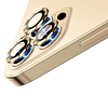 Piili iPhone 13 / Mini Lens Koruyucu - Altın 6944629132039