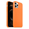 Buff iPhone 12 Pro Max Rubber Fit Kılıf - Turuncu 6959633412756