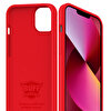 Buff iPhone 13 Rubber Fit Kılıf - Kırmızı