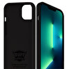 Buff iPhone 13 Pro Max Rubber Fit Kılıf - Siyah 8682750457635
