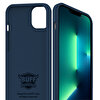 Buff iPhone 13 Pro Max Rubber Fit Kılıf - Lacivert 8682750457680