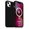 Buff iPhone 13 MagSafe Rubber Fit Kılıf - Siyah 8683548210845