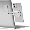 Buff MagSafe MacBook iPhone Tutucu - Gümüş