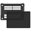 Blogy MacBook Pro 13 İnç Crystal Kılıf - Siyah
