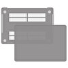 Blogy MacBook Pro 13 İnç Crystal Kılıf - Gri 8683548211200