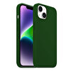 Buff iPhone 14 Plus Rubber Fit Kılıf - Gece Yeşili 8683548212955