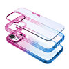 Buff iPhone 15 Plus Air Bumber Rainbow Kılıf - Mor 8683548217172