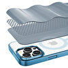 Buff iPhone 15 Pro MagSafe Slim Fit Kılıf   Blue 8683548217974