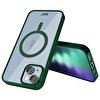 Buff iPhone 15 Plus MagSafe Slim Fit Kılıf   Green 8683548218032