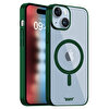 Buff iPhone 15 MagSafe Slim Fit Kılıf Dark Green 8683548218100