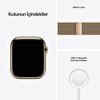 Apple Watch Series 7 GPS + Cellular, 45mm Altın Rengi Paslanmaz Çelik Kasa ve Altın Rengi Milano Loop - MKJY3TU/A