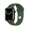 Apple Watch Series 7 GPS, 41mm Yeşil Alüminyum Kasa ve Clover Spor Kordon -  MKN03TU/A MKN03TU/A