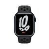 Apple Watch Nike Series 7 GPS, 41mm Gece Yarısı Alüminyum Kasa ve Antrasit/Siyah Nike Spor Kordon -  MKN43TU/A MKN43TU/A