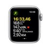 Apple Watch SE GPS, 40mm Gümüş Alüminyum Kasa ve Uçurum Mavisi Spor Kordon MKNY3TU/A