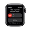 Apple Watch SE GPS + Cellular, 40mm Uzay Grisi Alüminyum Kasa ve Gece Yarısı Spor Kordon - MKR23TU/A