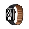Apple Watch 41mm Midnight Leather Link - S/M
