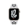 Apple Watch 41mm Pure Platinum/Black Nike Spor Kor