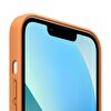 iPhone 13 mini için MagSafe özellikli Deri Kılıf - Kızıl Kahverengi MM0D3ZM/A