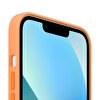 iPhone 13 mini için MagSafe özellikli Silikon Kılıf - Marigold