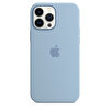 iPhone 13 Pro Max için MagSafe özellikli Silikon Kılıf – Mavi Sis