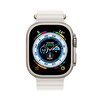 Apple Watch Ultra GPS + Cellular 49mm Titanyum Kasa ve Beyaz Ocean Kordon MNHF3TU/A