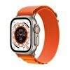 Apple Watch Ultra GPS + Cellular 49mm Titanyum Kasa ve Turuncu Alpine Loop - Küçük Boy MNHH3TU/A