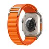 Apple Watch Ultra GPS + Cellular 49mm Titanyum Kasa ve Turuncu Alpine Loop - Küçük Boy MNHH3TU/A