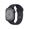 Apple Watch Series 8 GPS + Cellular 41mm Gece Yarısı Alüminyum Kasa Gece Yarısı Spor Kordon - MNHV3TU/A MNHV3TU/A