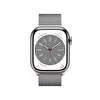 Apple Watch Series 8 GPS + Cellular 41mm Gümüş Rengi Paslanmaz Çelik Kasa Gümüş Milano Kordon MNJ83TU/A MNJ83TU/A