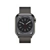 Apple Watch Series 8 GPS + Cellular 41mm Grafit Paslanmaz Çelik Kasa Grafit Milano KordonMNJM3TU/A MNJM3TU/A