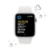 Apple Watch SE GPS 44mm Gümüş Alüminyum Kasa ve Beyaz Spor Kordon - MNK23TU/A MNK23TU/A