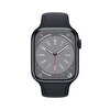 Apple Watch Series 8 GPS + Cellular 45mm Gece Yarısı Alüminyum Kasa Gece Yarısı Spor Kordon - MNK43TU/A MNK43TU/A