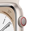 Apple Watch Series 8 GPS + Cellular 45mm Yıldız Işığı Alüminyum Kasa Yıldız Işığı Spor Kordon - MNK73TU/A MNK73TU/A