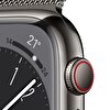 Apple Watch Series 8 GPS + Cellular 45mm Grafit Paslanmaz Çelik Kasa Grafit Milano Kordon MNKX3TU/A MNKX3TU/A