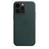 iPhone 14 Pro Max için MagSafe özellikli Deri Kılıf - Orman Yeşili