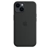 iPhone 14 için MagSafe özellikli Silikon Kılıf - Gece Yarısı