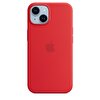 iPhone 14 için MagSafe özellikli Silikon Kılıf - (PRODUCT)RED