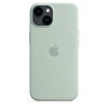 iPhone 14 için MagSafe özellikli Silikon Kılıf - Sukulent 