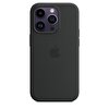 iPhone 14 Pro için MagSafe özellikli Silikon Kılıf - Gece Yarısı MPTE3ZM/A