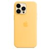 iPhone 14 Pro Max için MagSafe özellikli Silikon Kılıf - Sıcak Sarı