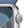Apple Watch Series 9 GPS 41mm Gümüş Rengi Alüminyum Kasa ve Buz Mavisi Spor Loop - MR923TU/A MR923TU/A