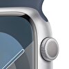 Apple Watch Series 9 GPS 45mm Gümüş Rengi Alüminyum Kasa ve Fırtına Mavisi Spor Kordon - M/L - MR9E3TU/A MR9E3TU/A