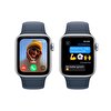 Apple Watch SE GPS 40mm Gümüş Rengi Alüminyum Kasa ve Fırtına Mavisi Spor Kordon - M/L - MRE23TU/A MRE23TU/A