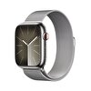 Apple Watch Series 9 GPS + Cellular 45mm Gümüş Rengi Paslanmaz Çelik Kasa ve Gümüş Rengi Milano Loop - MRMQ3TU/A MRMQ3TU/A